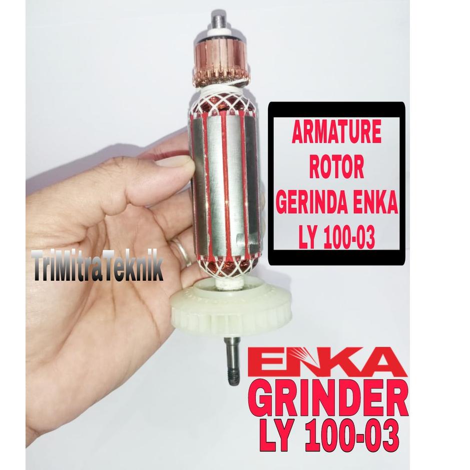 Jual ARMATURE ROTOR GERINDA ENKA LY 100 03 ANGKER ROTOR GERINDA ENKA