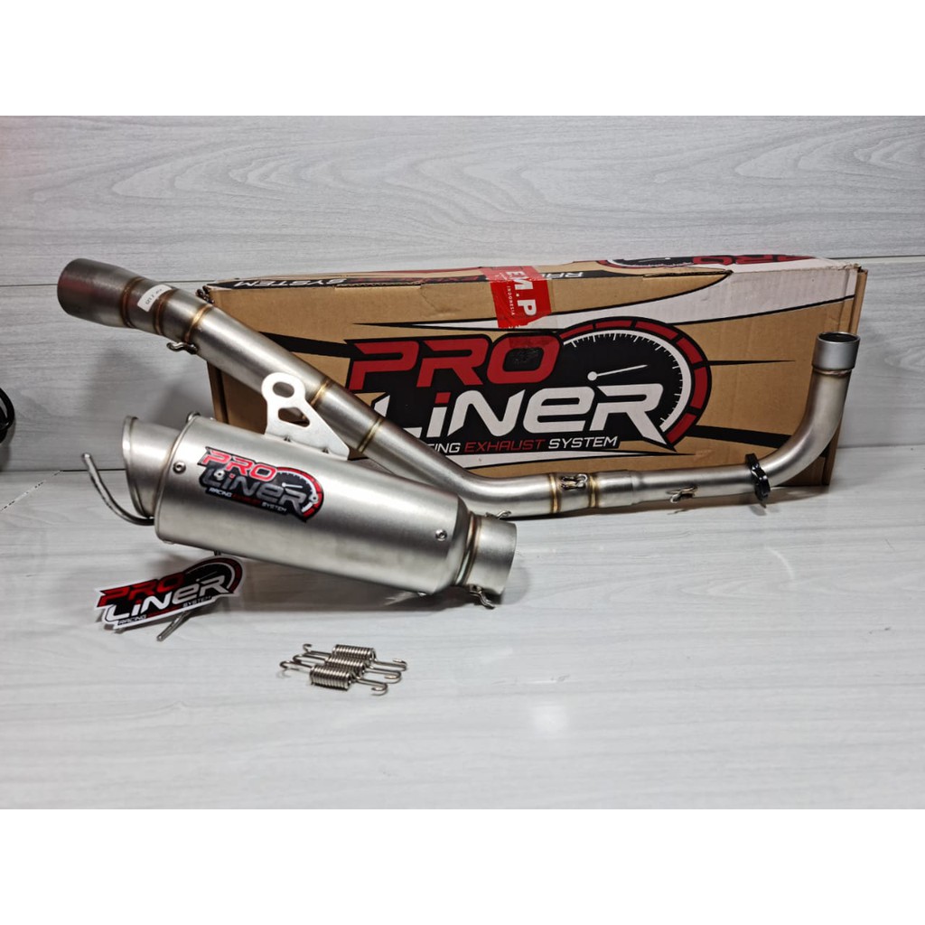 Jual PROLINER TR1 R SHORT KNALPOT FULL SYSTEM JUPITER BLADE F1