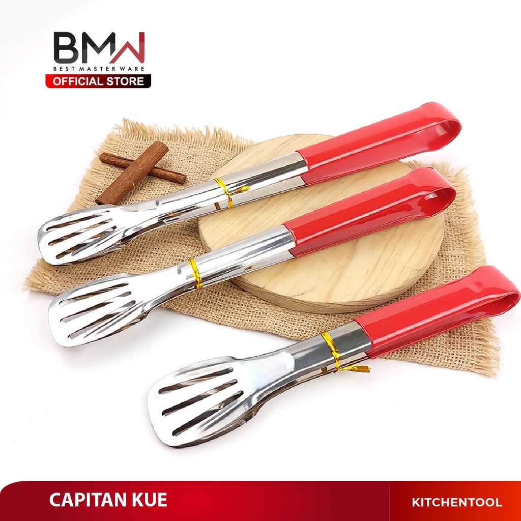 Jual Food Tong Capitan Kue Stainless Steel Jepitan Roti Capit Makanan