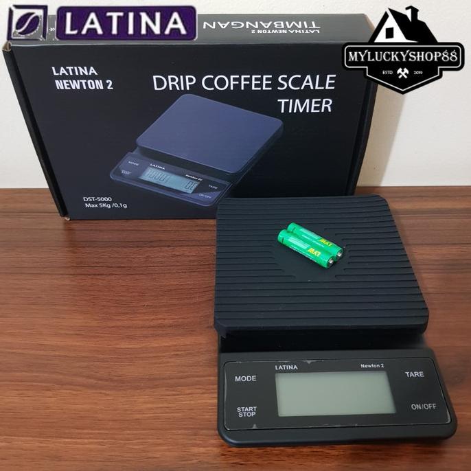 Jual Promo Latina Newton 2 Touch Screen 5Kg Coffee Scale Battery