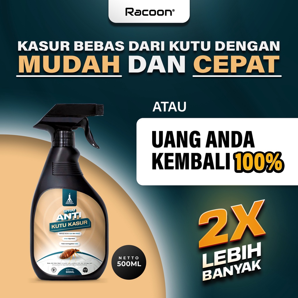 Jual Racoon Anti Kutu Serangga 500ml Kutu Busuk Tungau Kutu