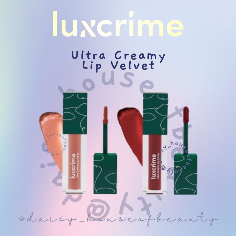 Jual Luxcrime Ultra Creamy Lip Velvet Lip Cream Shopee Indonesia