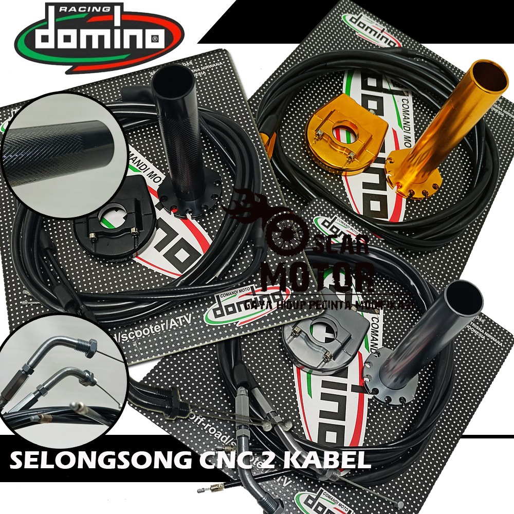 Jual SELONGSONG GAS FULL CNC FREE 2 KABEL L GAS TALI REM SERAT Shopee