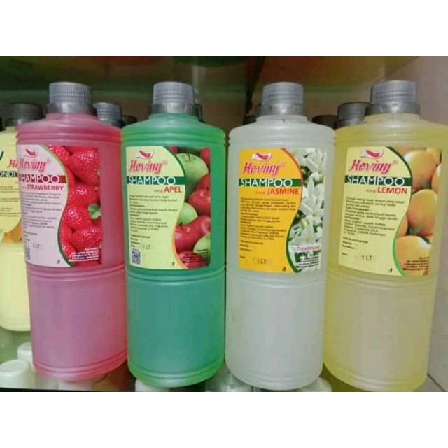 Jual HEVINY SHAMPOO 1 Lt Shampoo Salon Sampoo Untuk Menghaluskan Rambut