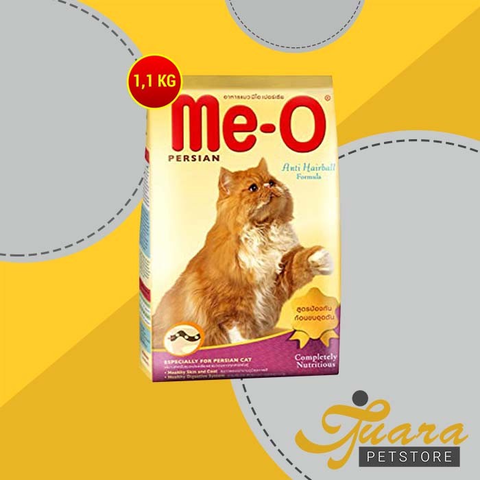 Jual Makanan Kucing Meo Persian Anti Hairball 1 1 Kg Shopee Indonesia