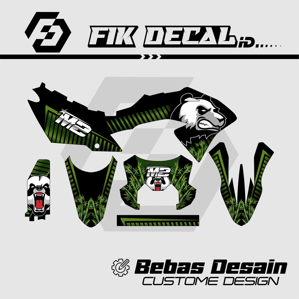 Jual Decal Klx Bf Panda Akai Mobile Legend Desain Baru Custom Bebas