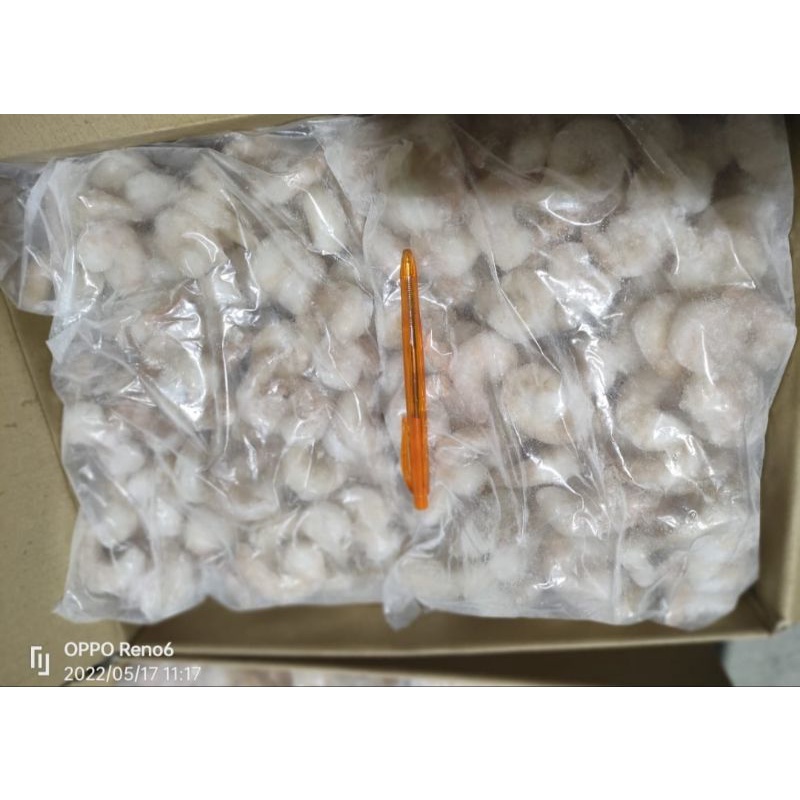 Jual Udang Vaname Kupas Full 1kg Shopee Indonesia