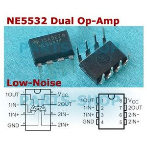 Jual NE5532 IC Op NE5532P Dual Low Noise Operational Amplifiers DIP