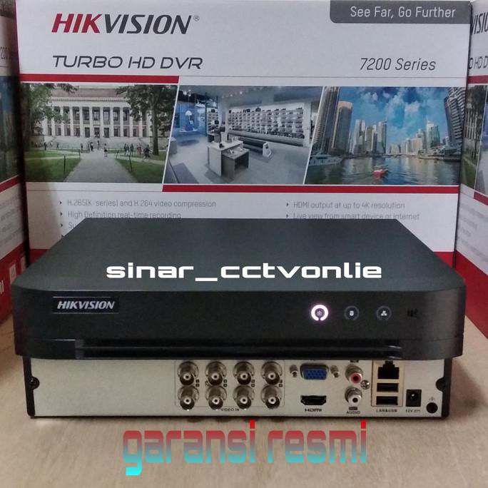 Jual Dvr Hikvision 8 Channel HIKvision DS 7208 HQHI K1 Shopee Indonesia