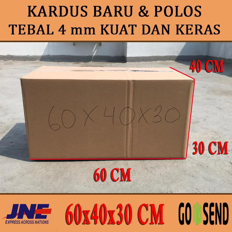 Jual Kardus Box Karton Polos Uk 60x40x30 Shopee Indonesia