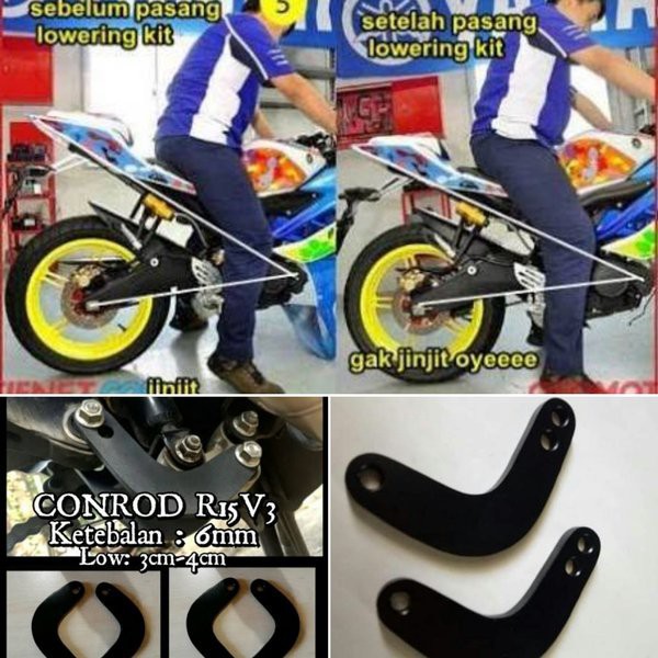 Jual Lowering Kit R Mt Vixion Low Ring Kit Pemendek Shock Belakang