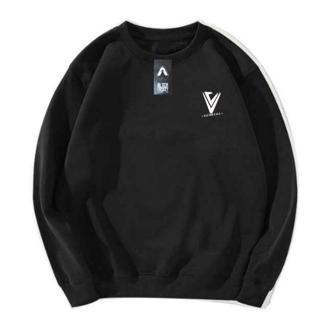 Jual Vcrl Crewneck Black Original Quality Bisa Cod Shopee Indonesia