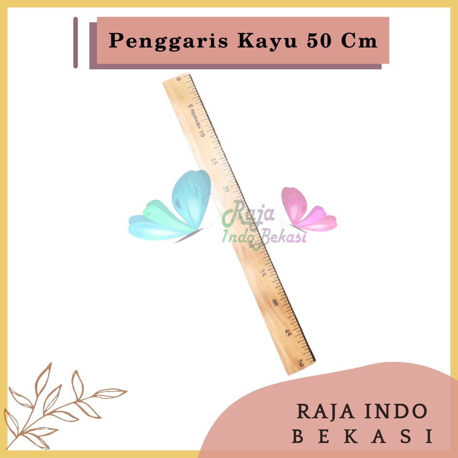 Jual Penggaris Kayu Cm Kualitas Bagus Jidar Panjang M Penggaris