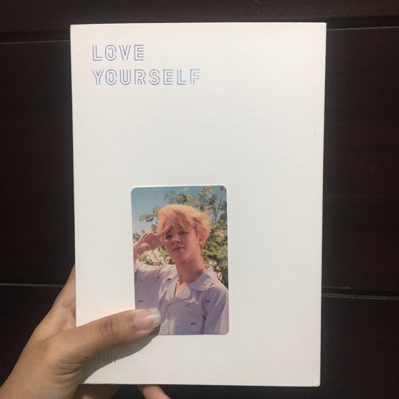 Jual Fullset Album Bts Love Yourself Her O Version Jimin With Sticker