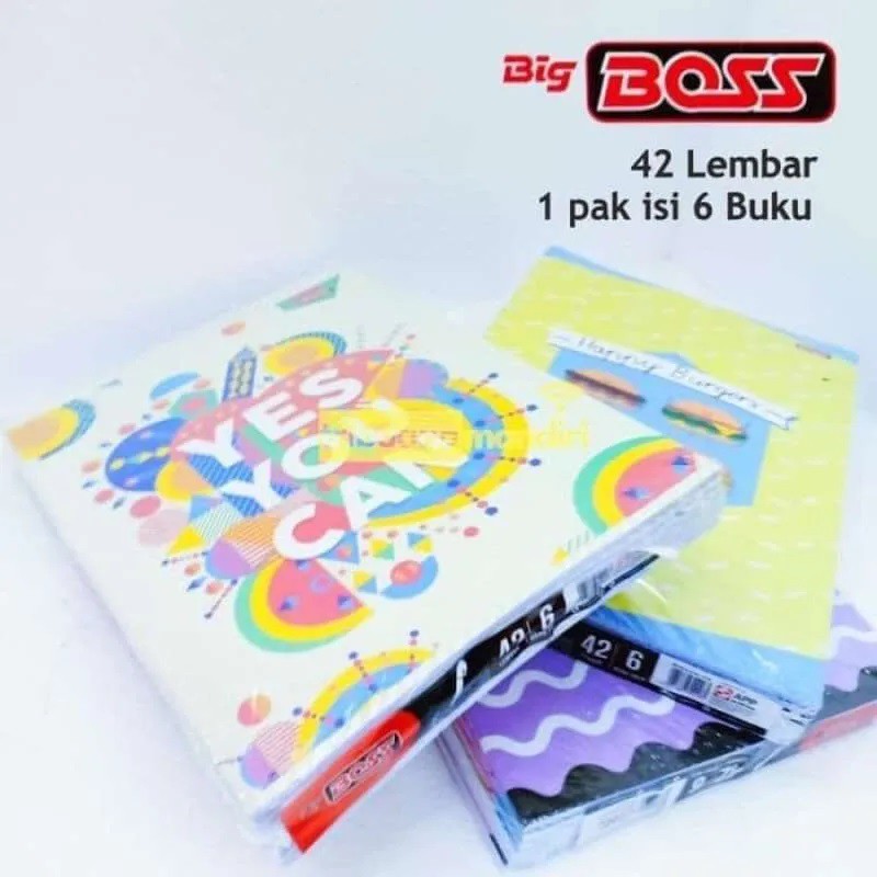 Jual Buku Tulis Sidu Big Boss 42 Sinar Dunia Big Boss Isi 6 Pcs