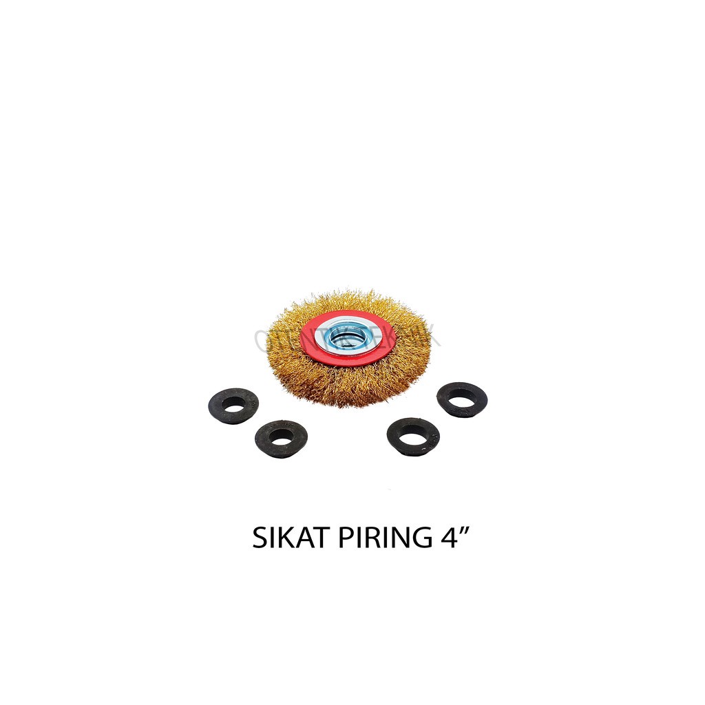 Jual Sikat Piring Sikat Inci Brass Coated Wheel Brush Inch