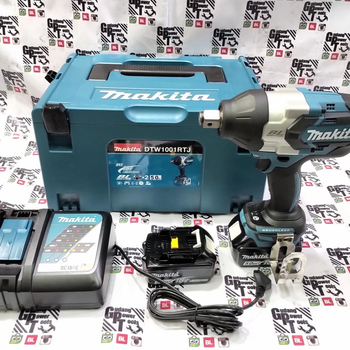 Jual Mesin Impact Wrench Baterai Cordless V Makita Dtw Dtw