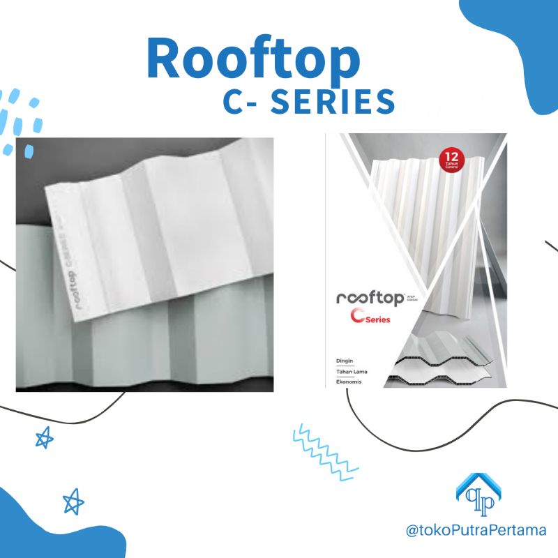 Jual Rooftop C Series Atap Upvc Double Layer Shopee Indonesia