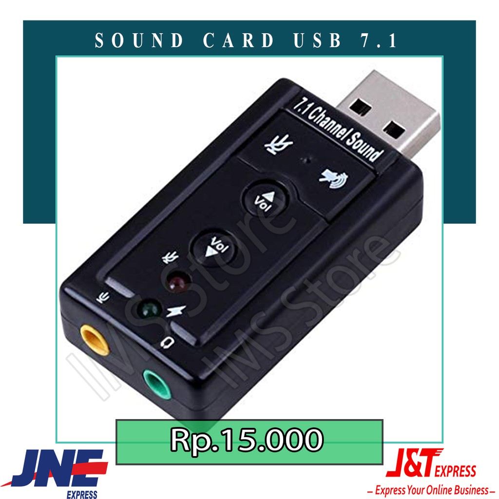 Jual Usb Soundcard Channel External Soundcard Shopee Indonesia