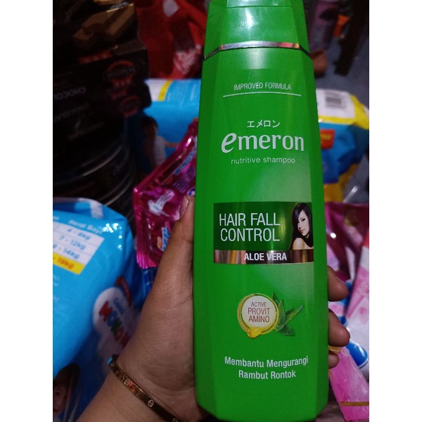 Jual Emeron Shampoo Hair Fall Control Aloe Vera Ml Shopee Indonesia