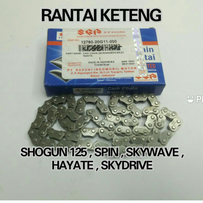 Jual Rantai Keteng Timing SGP 1000 ORI ASLI Shogun 125 Spin Skywave