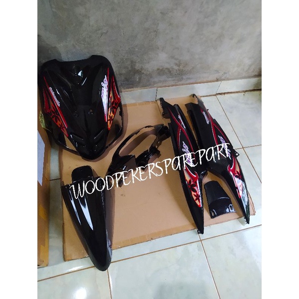 Jual Bodi Full Halus Yamaha Mio Sporty Hitam Shopee Indonesia