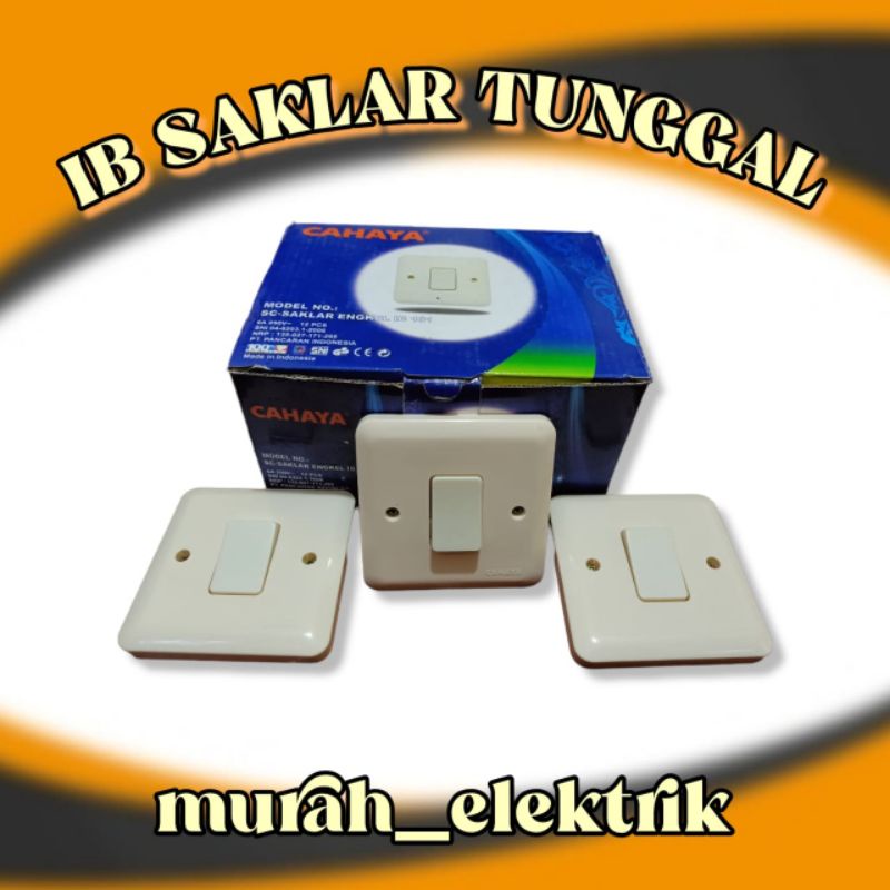 Jual IB Engkel IB Saklar Tunggal Inbow Saklar Engkel Tanam Shopee