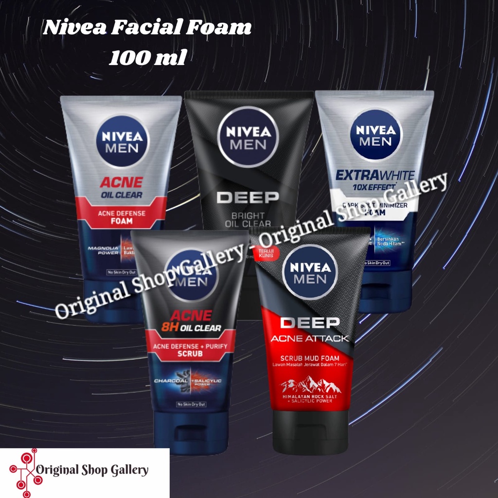 Jual Nivea Men Extra White Dark Spot Minimizer Acne Clear Deep Facial