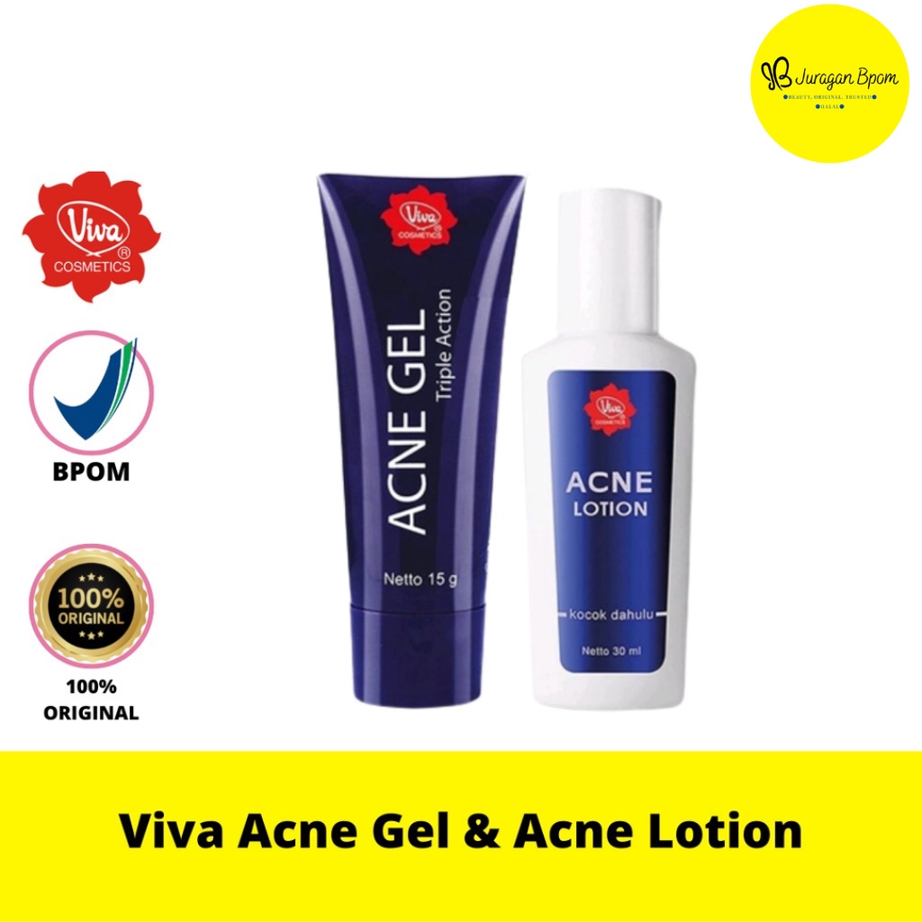 Jual Viva Acne Gel Gr Viva Acne Lotion Ml Solusi Jerawat