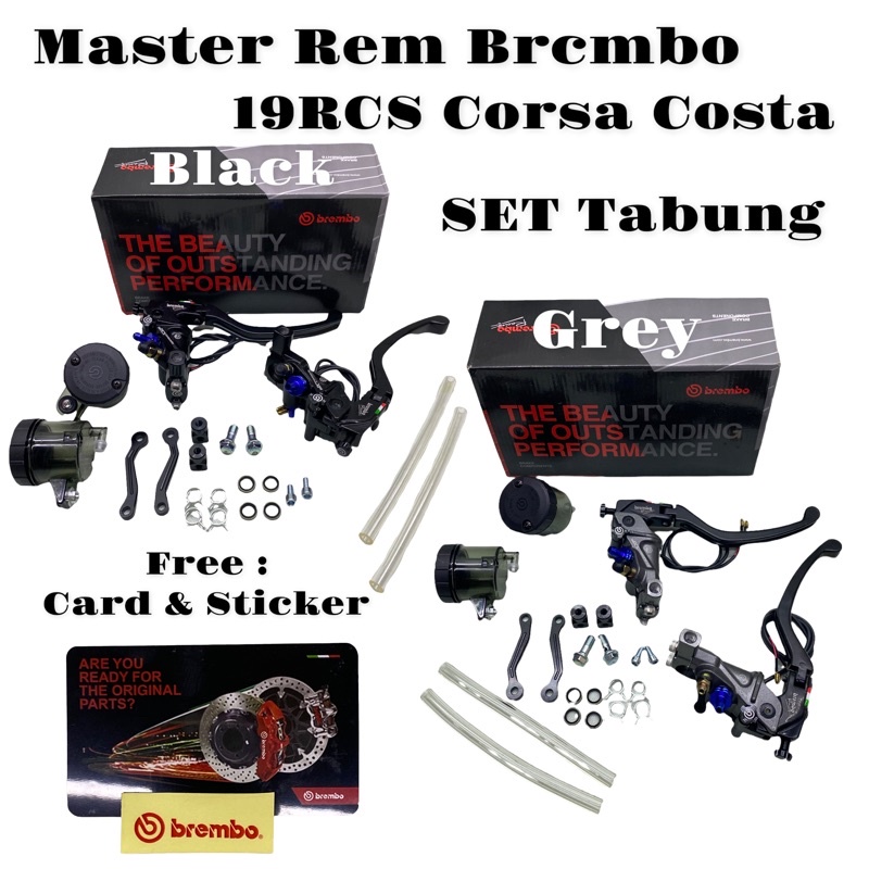 Jual Master Rem Brcmbo 19RCS Corsa COSTA Babet TABUNG SET Big Smoke