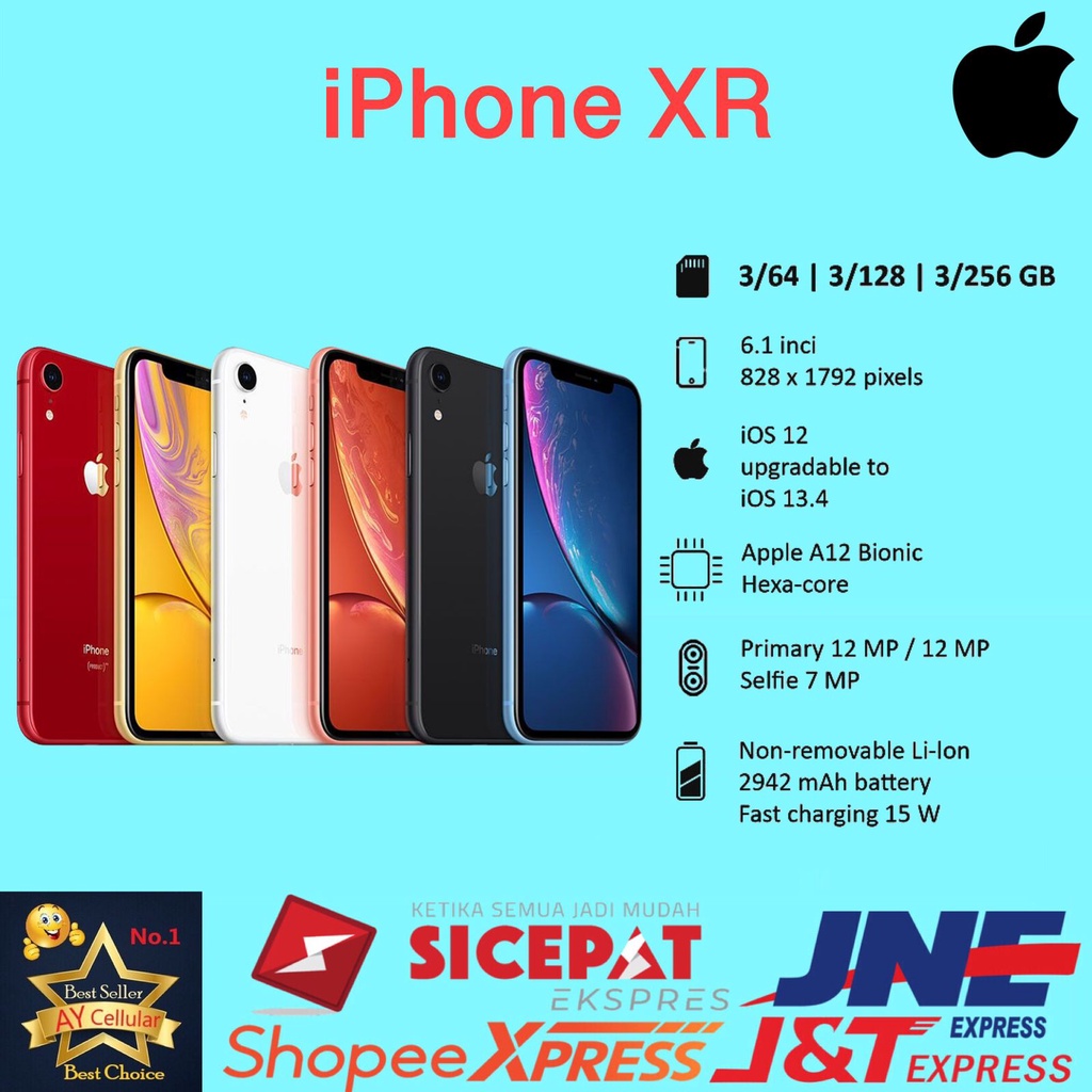 Jual Iphone Xr Gb Gb Gb Bekas Original Mulus Normal