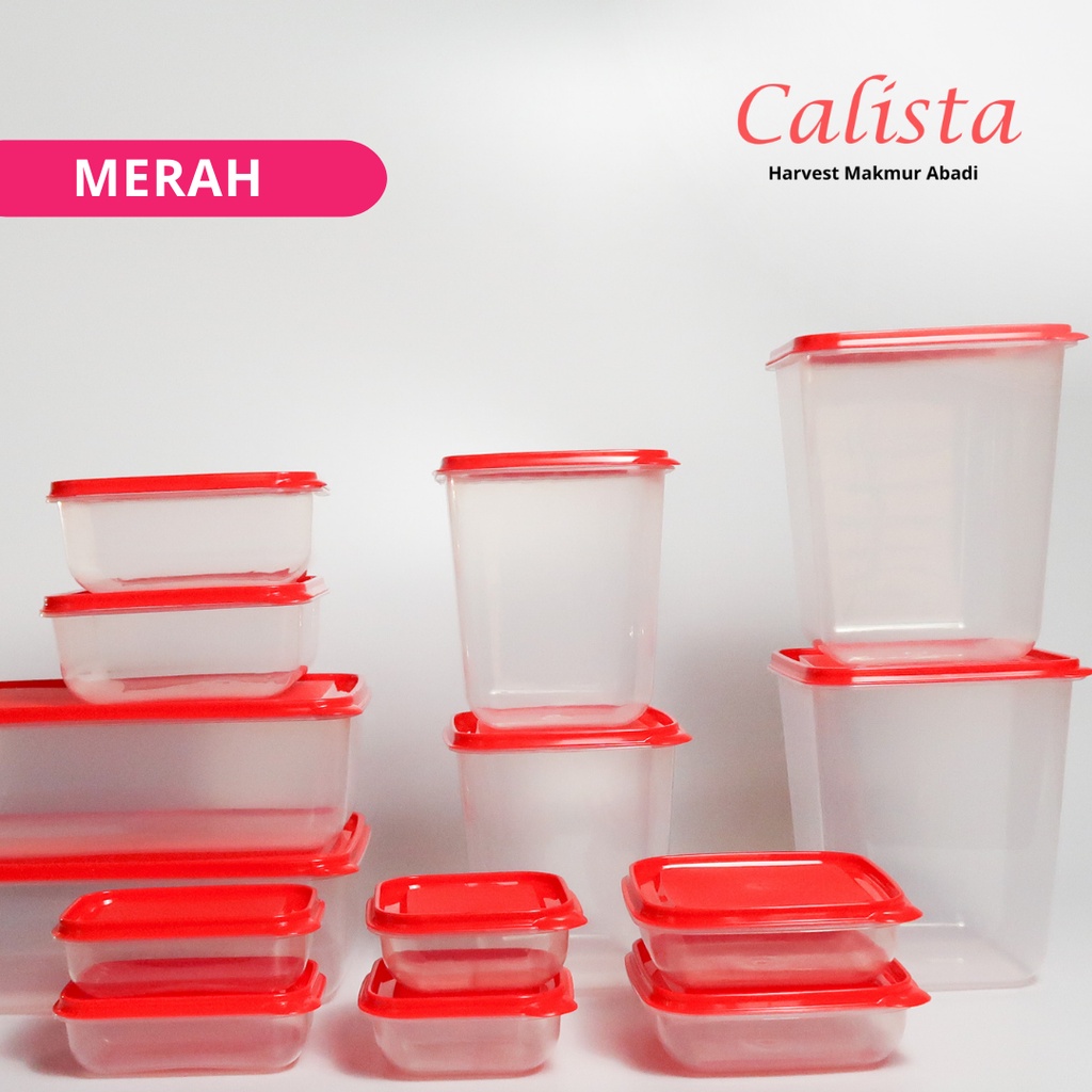 Jual Calista Food Kontainer Set Otaru Isi Toples Bening Wadah