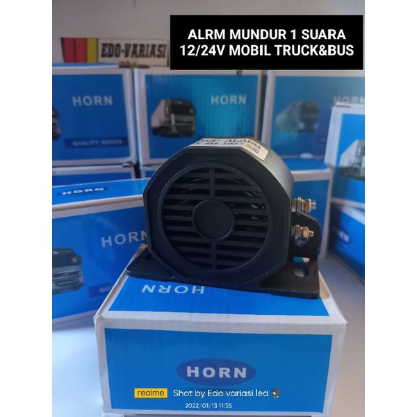 Jual Alarm Mundur Mobil 1 Suara Back Horn Klakson Mundur Truck Bus