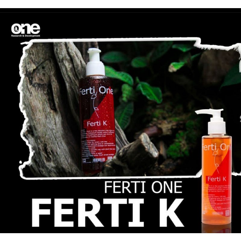 Jual Ferti One Ferti K 250 Ml Pupuk Cair Aquascape Shopee Indonesia