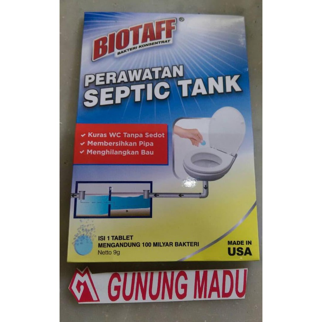 Jual Biotaff Bakteri Penghilang Bau Dan Anti Mampet Septic Tank Kuras