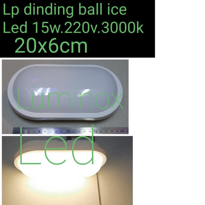 Jual Update Dinding Kapal Ball Ice Led 15 Watt 15W Taman Outdoor 15Watt