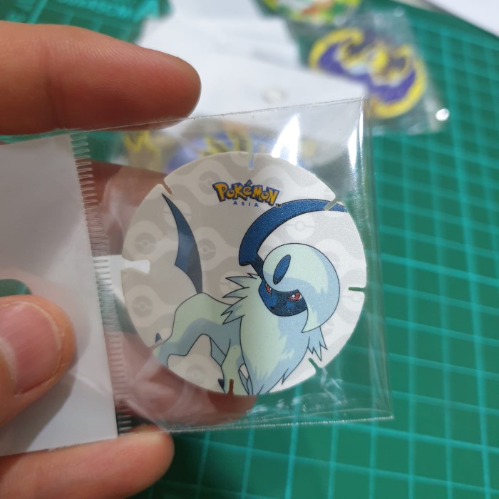 Jual Pokemon Coin Tazos Chiki Balls Absol Shopee Indonesia