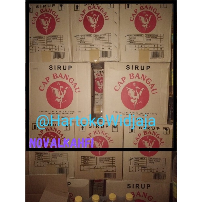 Jual SIRUP CAP BANGAU RASA PISANG AMBON 620ML DUS ISI 12 BOTOL Shopee