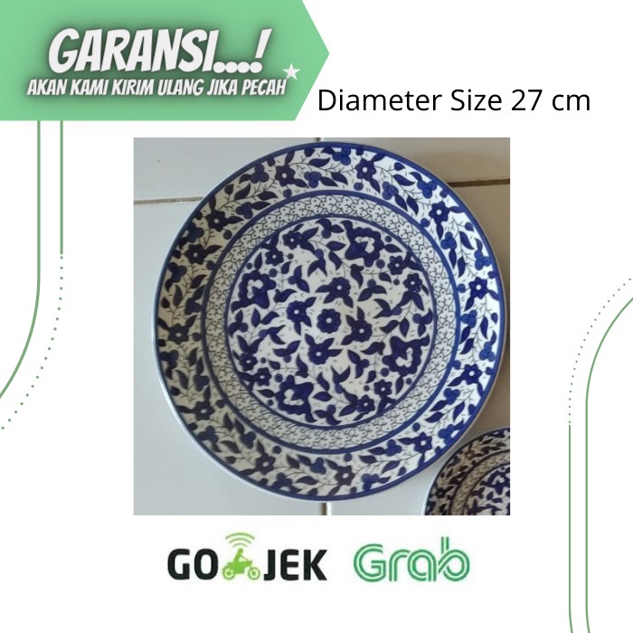 Jual PIRING MAKAN KERAMIK DINNER PLATE HIASAN PAJANGAN DEKORASI DINDING