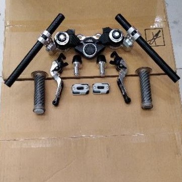 Jual Stang Jepit Adjustable M Bikers Yamaha Nmax Old Paketan Black