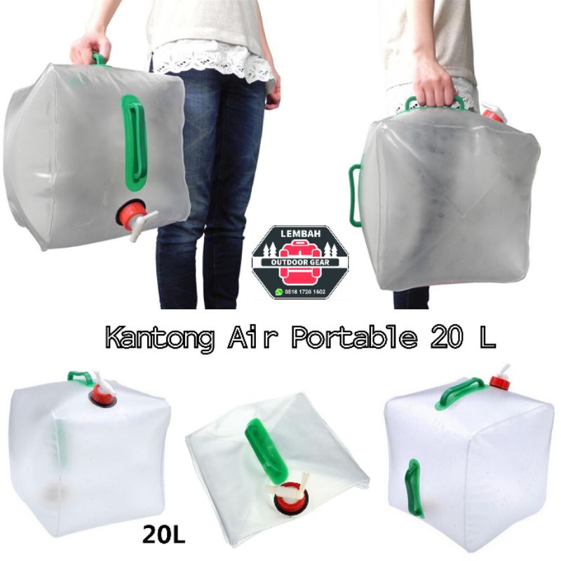 Jual Jerigen Lipat Kantong Air Portable Tempat Penyimpanan Air