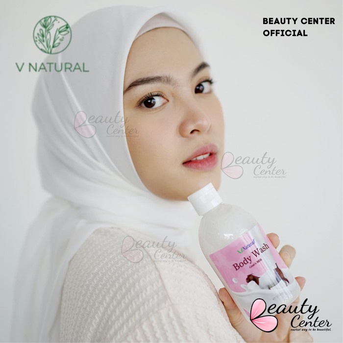 Jual V Natural Brightening Body Wash Goat Milk Susu Shopee