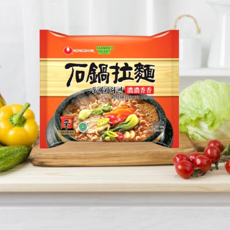 Jual Nong Shim Shin Ramyun Spicy Mushroom Kimchi Gr Mi Instan