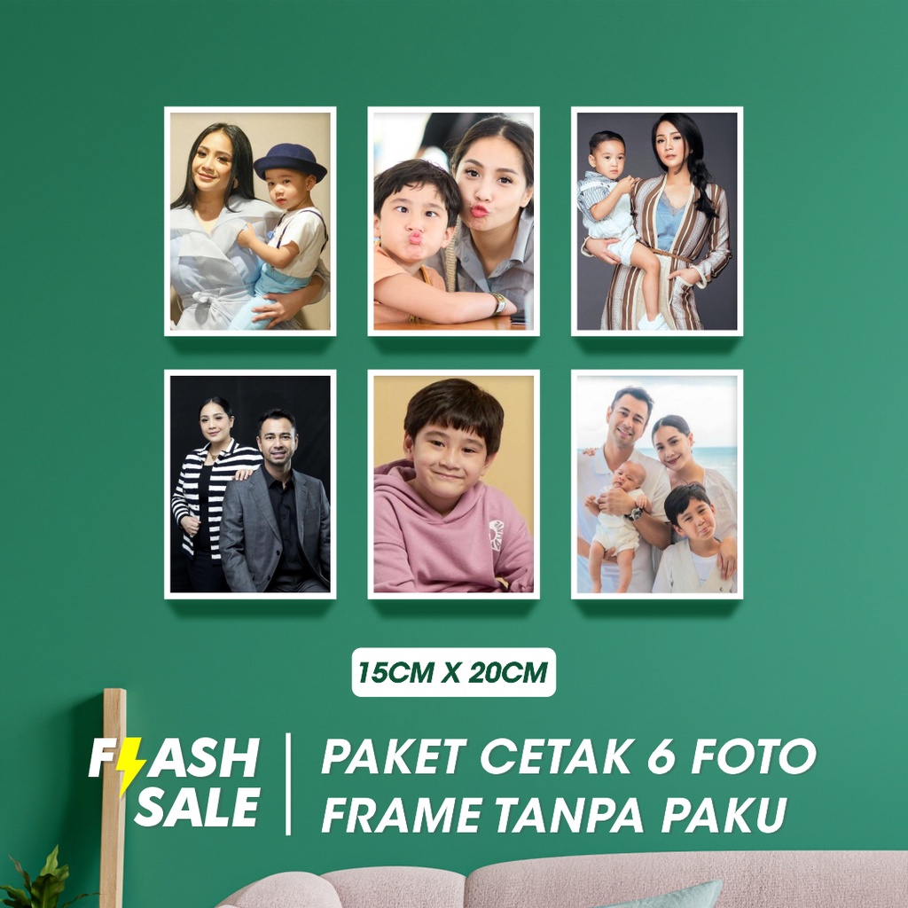 Jual Paket Cetak Foto Bingkai Frame X Cm R Tanpa Paku Tinggal