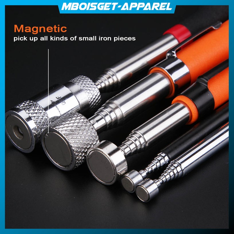 Jual Mboisget Tongkat Telescopic Magnet Pick Up Tool Dengan Lampu Led