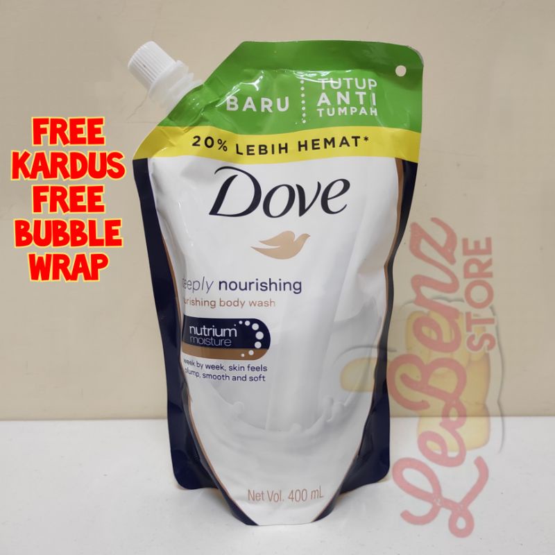 Jual Dove Deeply Nourishing Body Wash Refill Sabun Mandi Biru Tua