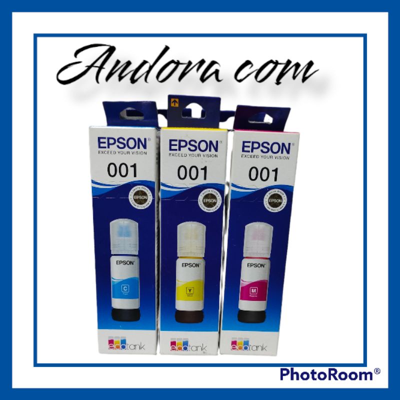 Jual Tinta Epson 001 Black Color Original Shopee Indonesia