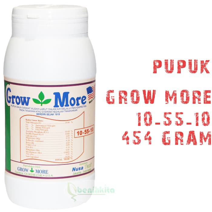 Jual Pupuk Nutrisi Npk Growmore Pemicu Bunga Gr Ppk