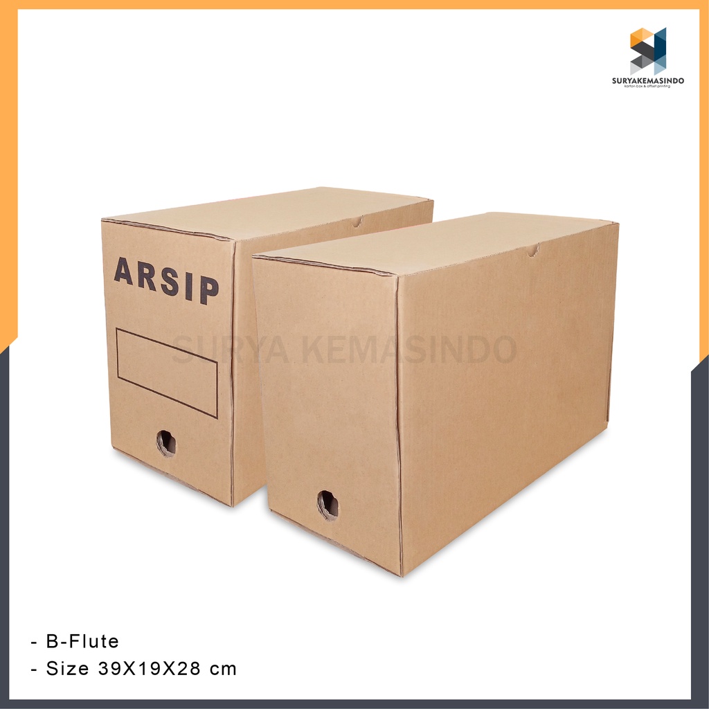 Jual Box File 39x19x28 Cm Kardus BRIMEN Arsip File Filebox Arsipbox