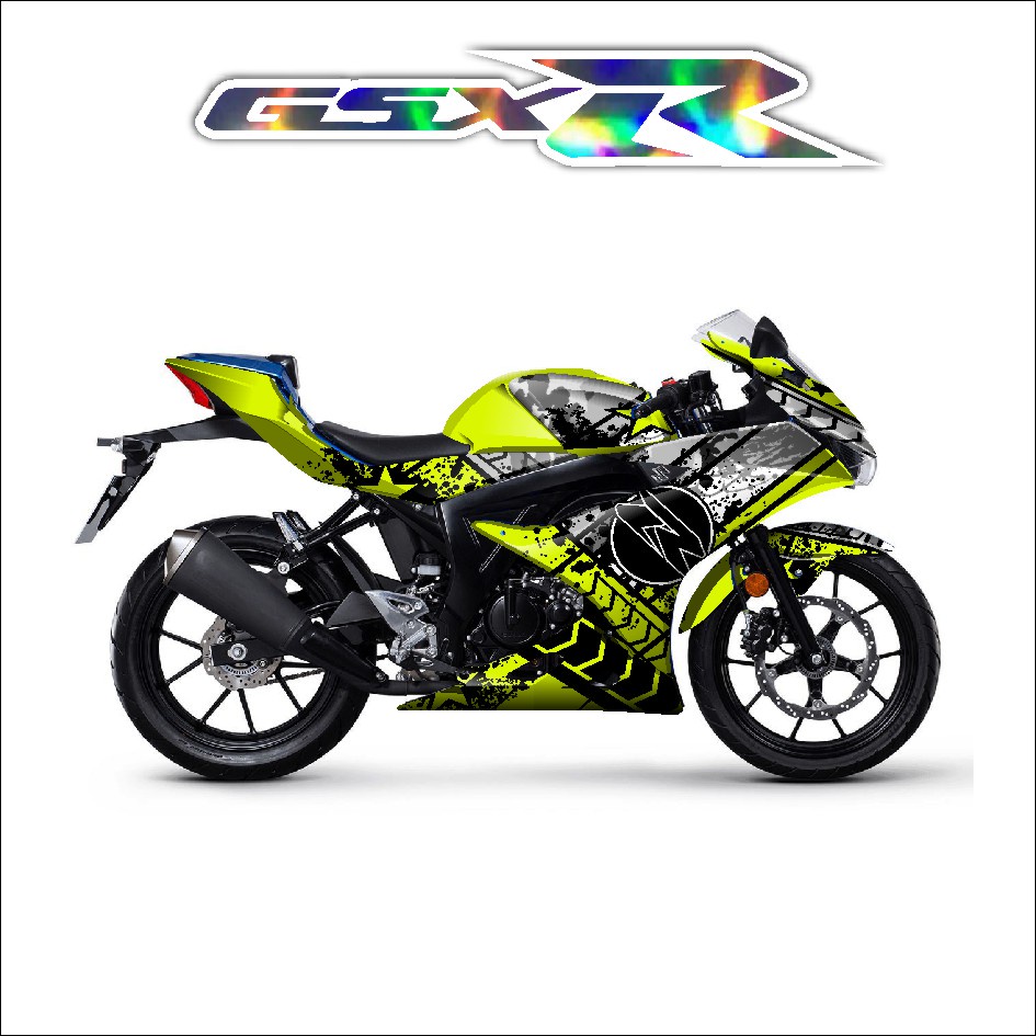 Jual Stiker Suzuki GSX R 150 Decal Sticker Fullbody Motor Suzuki GSX150